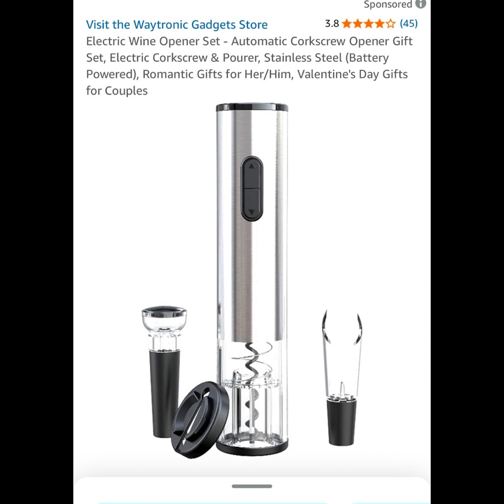 Muson Electric Wine Bottle Opener
